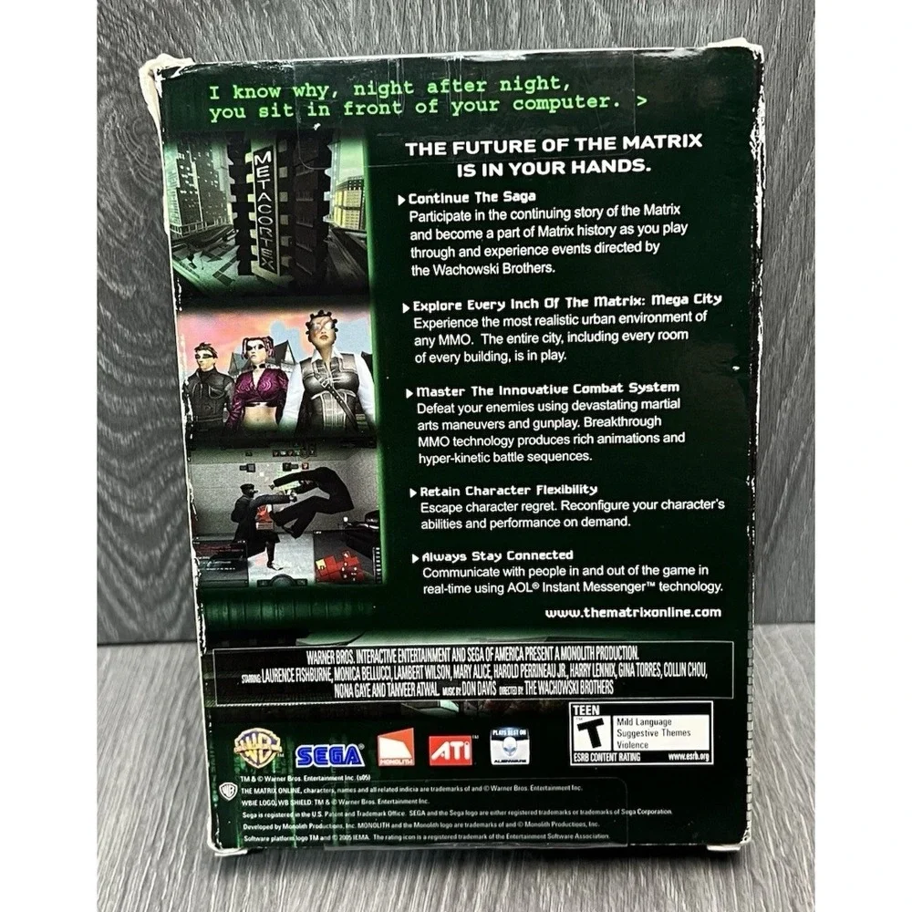 Vtg Matrix Online (PC, 2005)‎ Computer Game - Factory Sealed